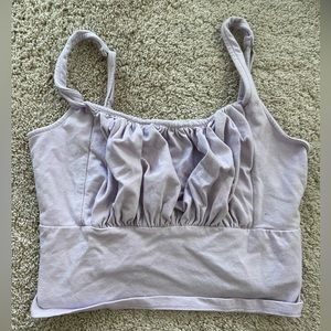 Lavender Hollister crop top